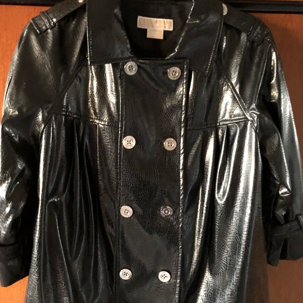 Michael Kors patent style jacket